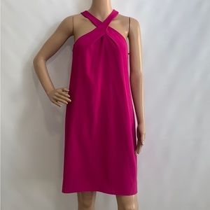 NWT. Katherine Kelly Sleeveless Fuchsia Dress